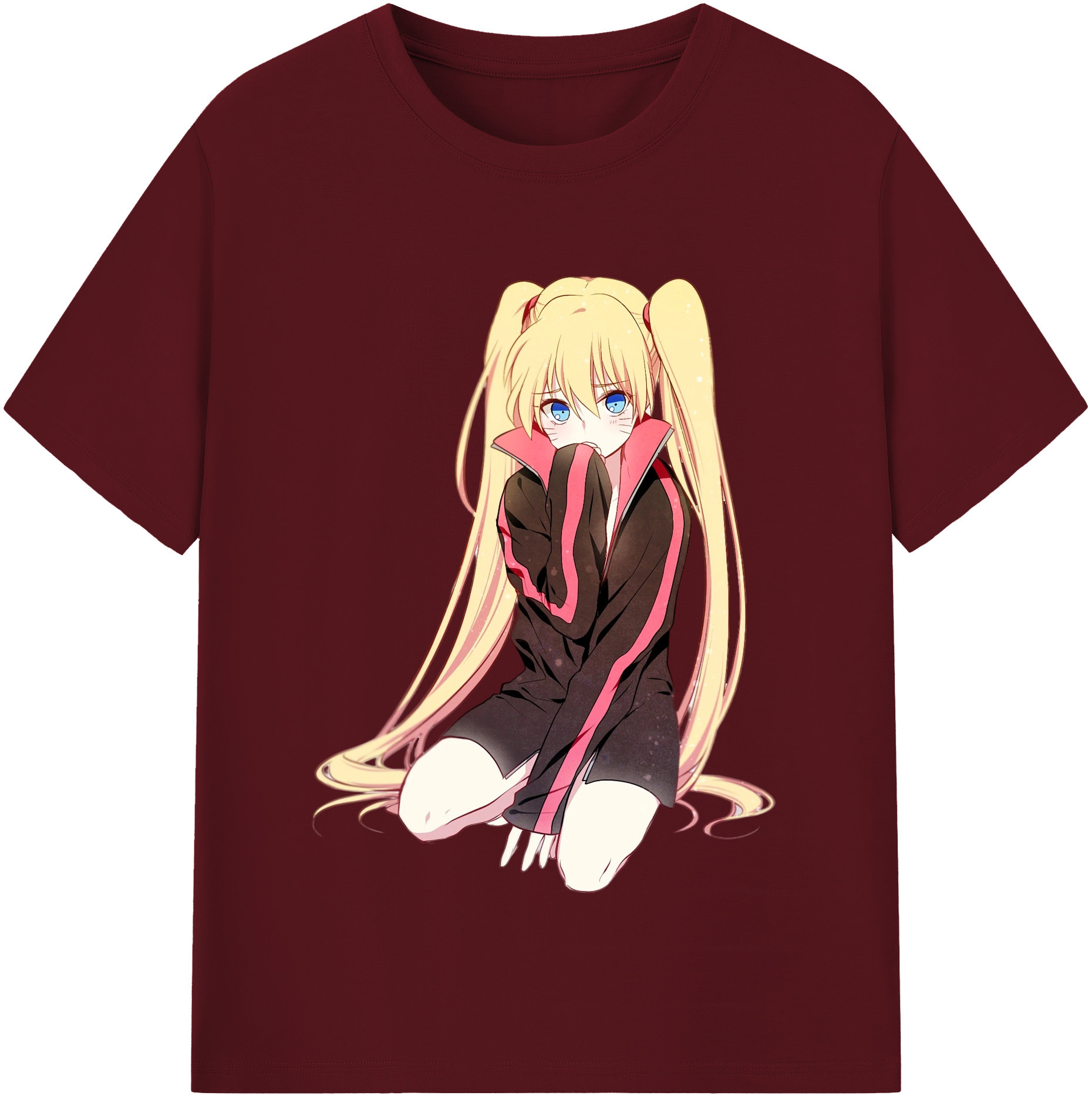 （画像用） NARUTO -ナルト- うずまき ナルト Uzumaki Naruto 綿100％半袖Tシャツ（フロントプリント）